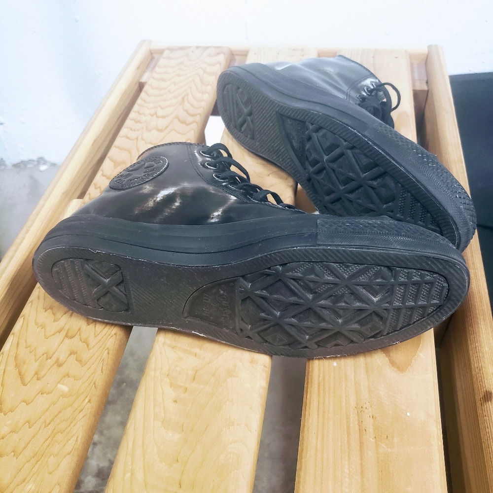 Converse brushed leather hi-top - Picture 6 of 7